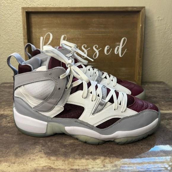 Nike Air Jordan Jumpman Two Trey (23), Cherrywood Red, Men’s 11.5 US - Picture 6 of 11